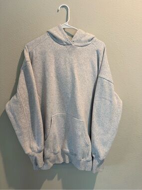 aerie Light Gray Pullover Hoodie